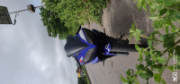 Blue And Black Yamaha YZF R15 V2