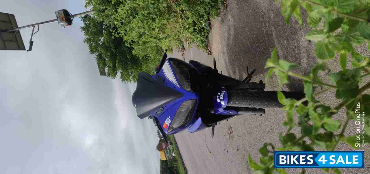 Blue And Black Yamaha YZF R15 V2
