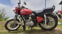 Red Royal Enfield Bullet Electra