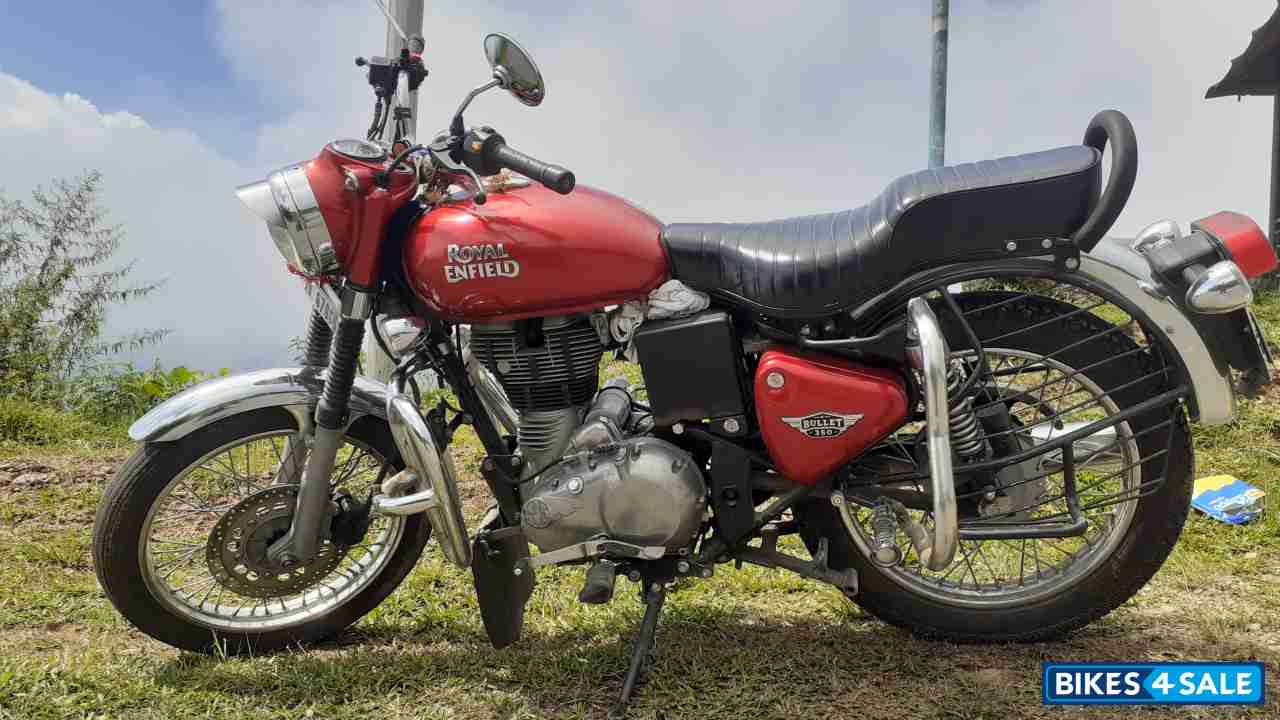 Red Royal Enfield Bullet Electra