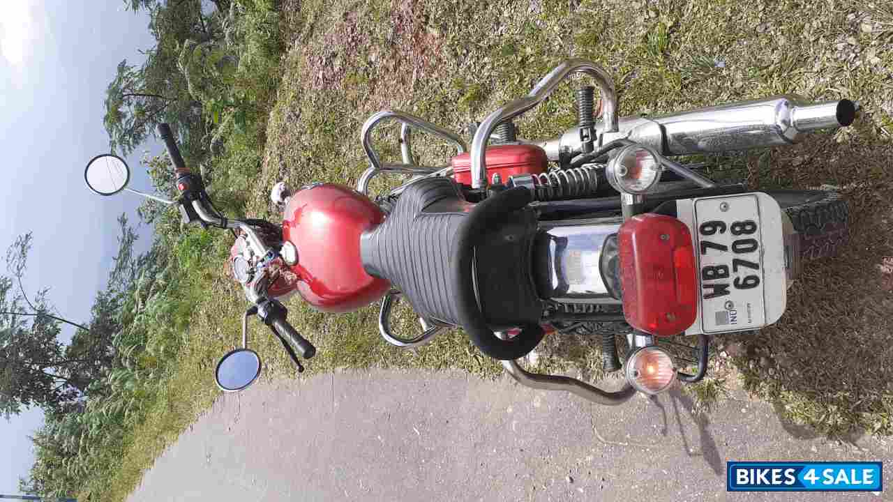 Red Royal Enfield Bullet Electra
