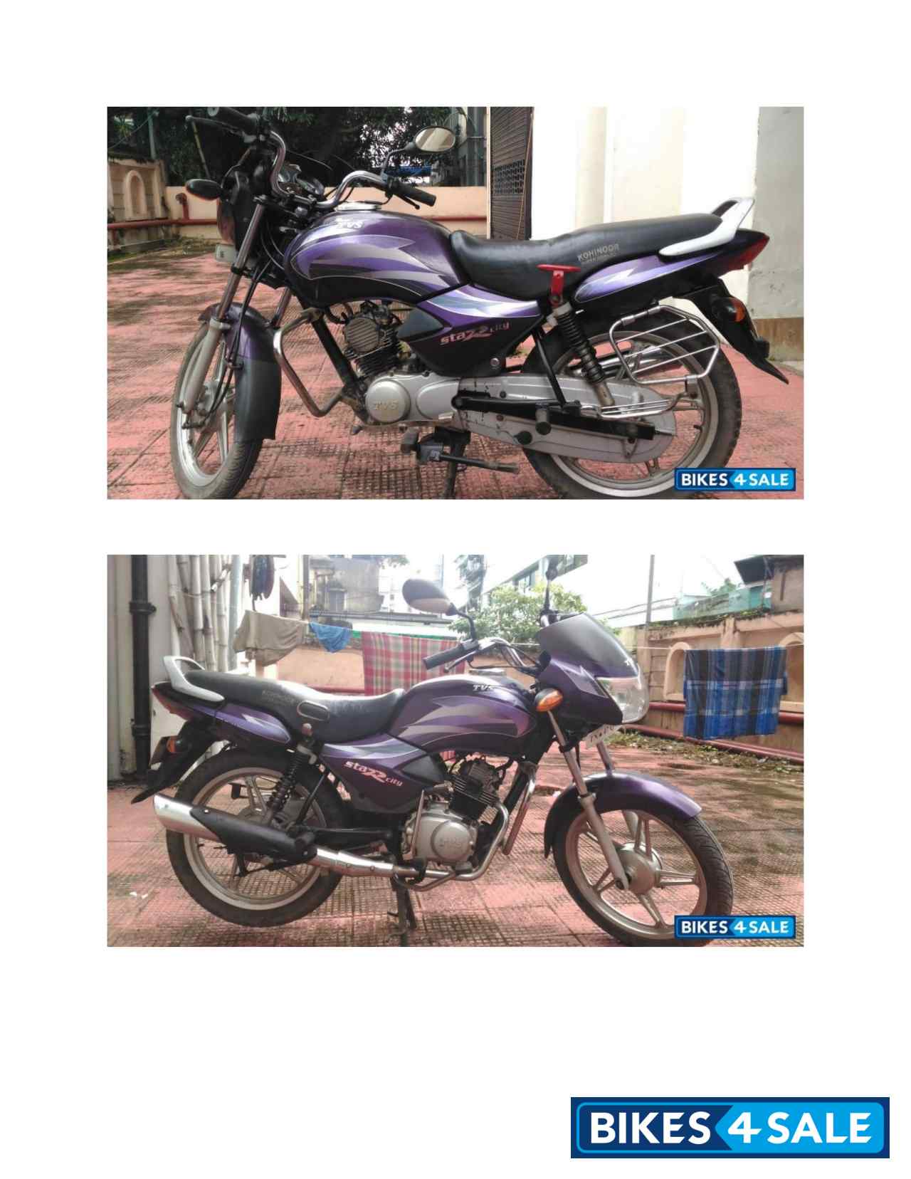 Purple TVS Star City