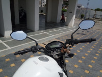 White Honda CB Trigger