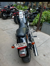 Black And Crome Harley Davidson Dyna FXDC Super Glide Custom