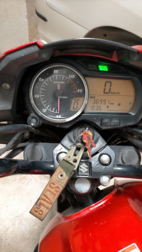 Orange Suzuki GS 150R