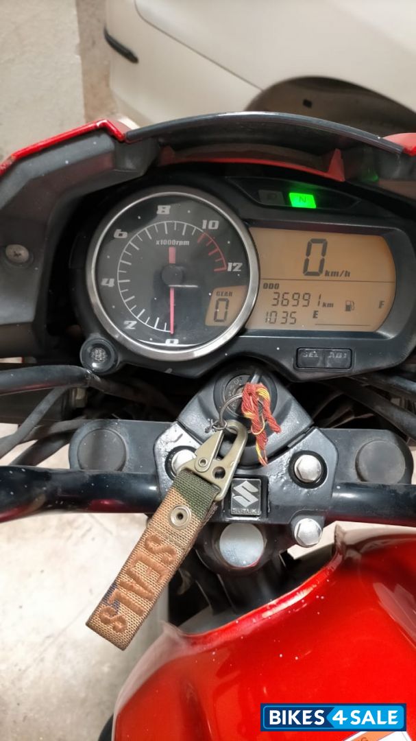 Orange Suzuki GS 150R