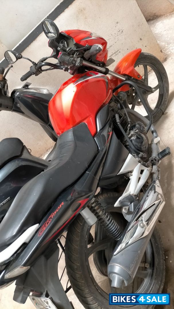 Orange Suzuki GS 150R