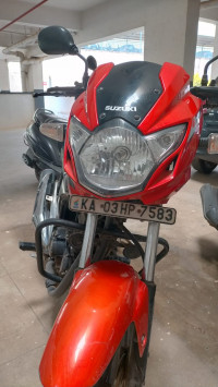 Orange Suzuki GS 150R