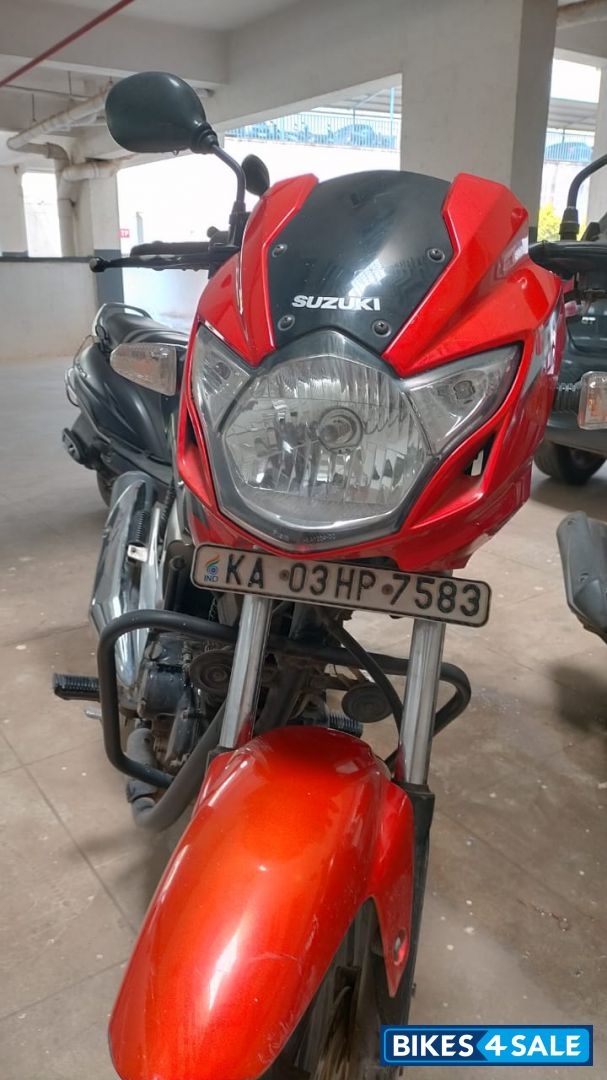 Orange Suzuki GS 150R