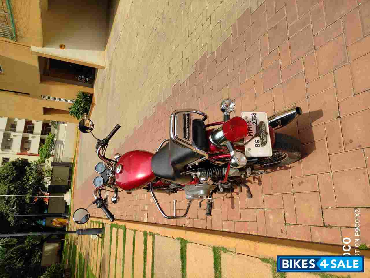 Red Royal Enfield Thunderbird Red Royal Enfield Thunderbird