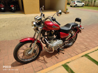 Red Royal Enfield Thunderbird