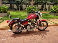 Red Royal Enfield Thunderbird