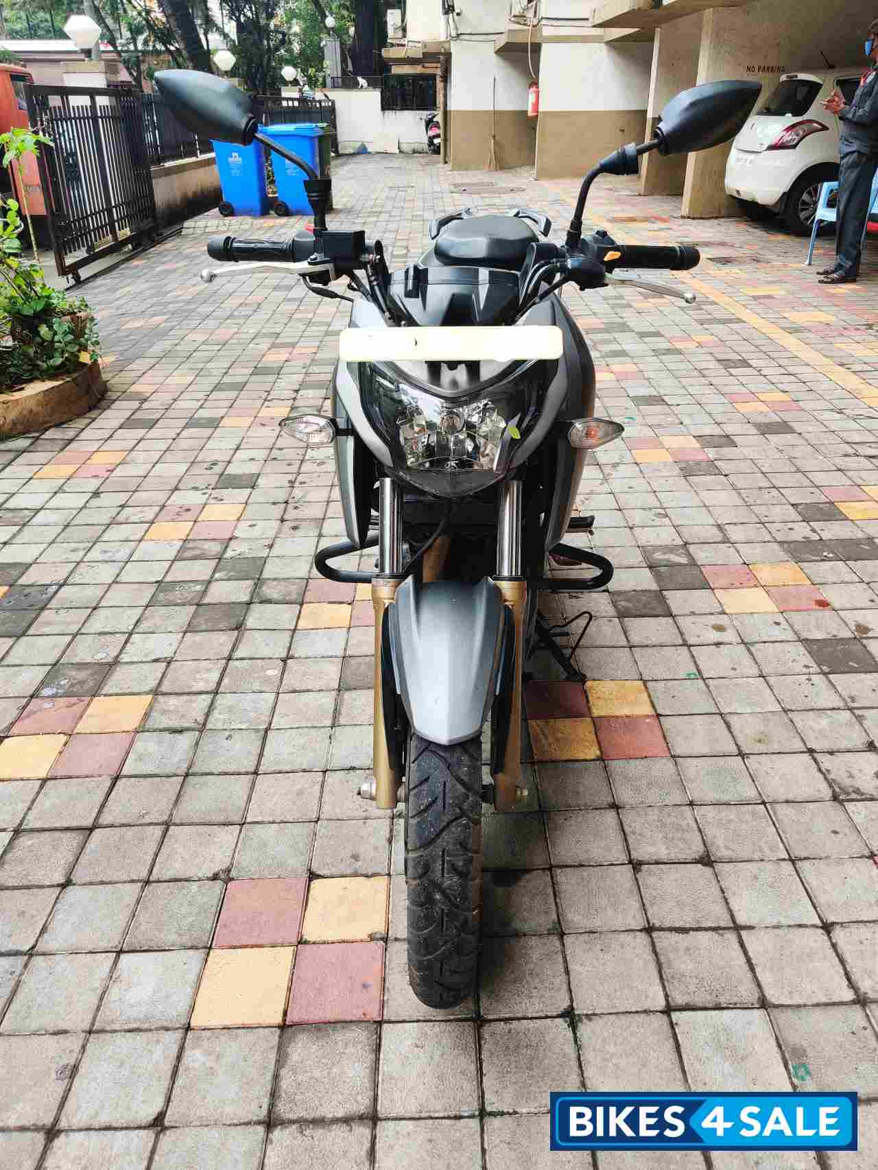 Matte Grey TVS Apache RTR 200 4V