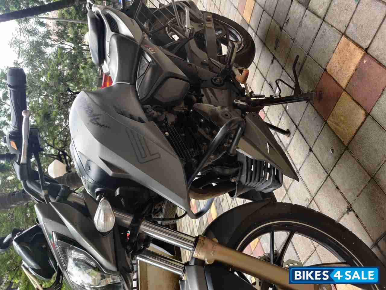 Matte Grey TVS Apache RTR 200 4V