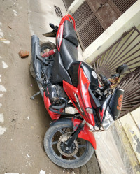 Red And Black Honda CBF Stunner