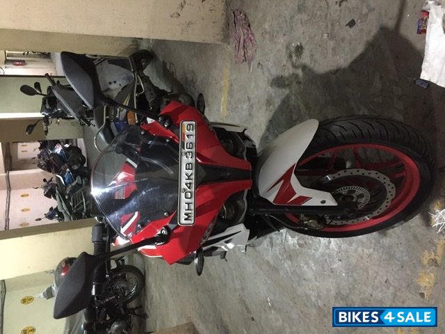 Red Bajaj Pulsar RS 200 ABS