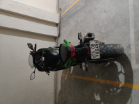 Green And Black Kawasaki Ninja 300R