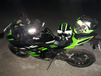 Green And Black Kawasaki Ninja 300R