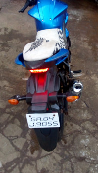 Blue Suzuki Gixxer 150