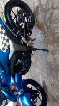 Blue Suzuki Gixxer 150