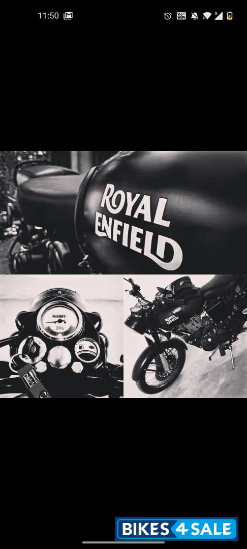 Matte Black Royal Enfield Classic Stealth Black
