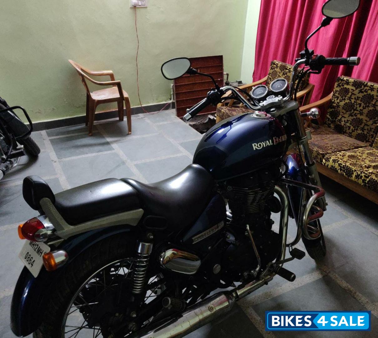 Marine Blue Royal Enfield Thunderbird 500