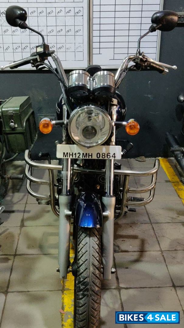Marine Blue Royal Enfield Thunderbird 500