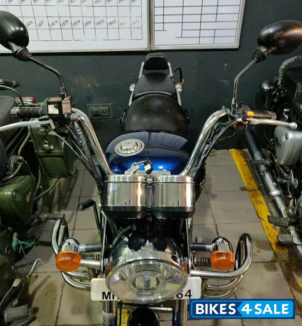 Marine Blue Royal Enfield Thunderbird 500