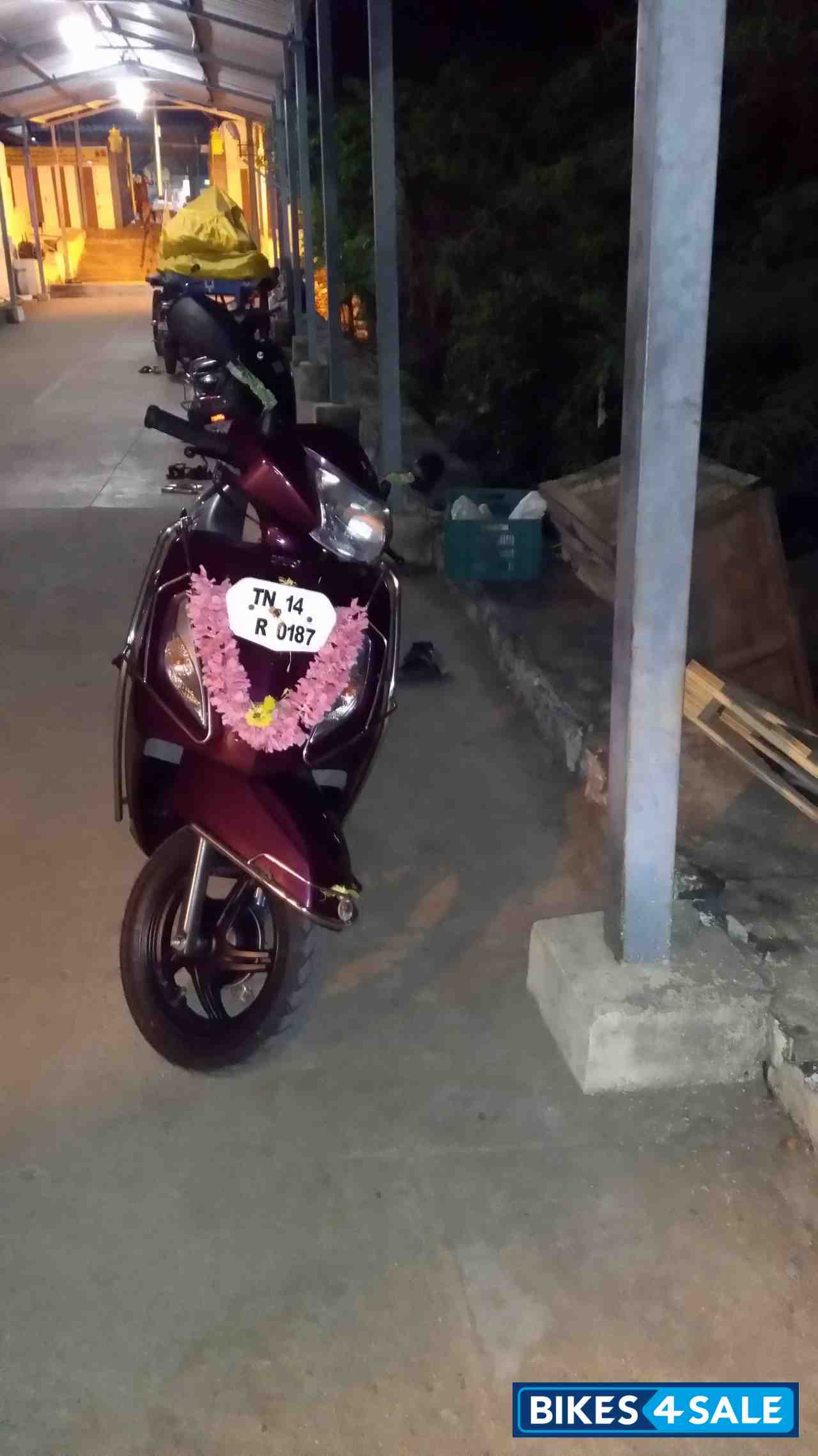 Purple TVS Jupiter ZX