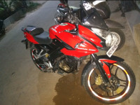 Red Bajaj Pulsar AS 150
