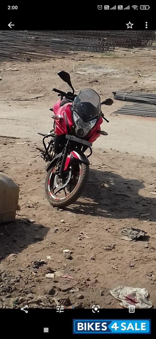 Red Bajaj Pulsar AS 150