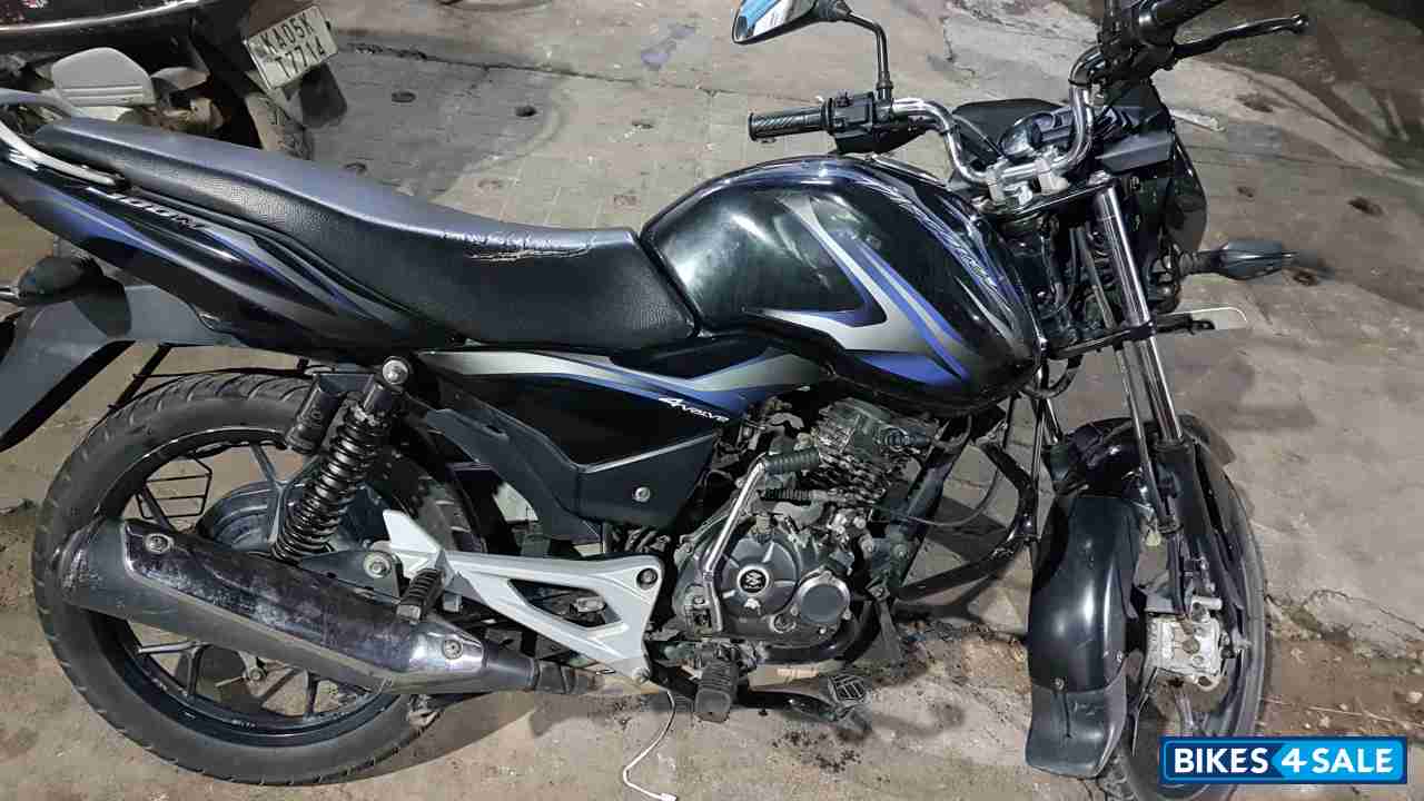 Black & Blue Bajaj Discover 100M