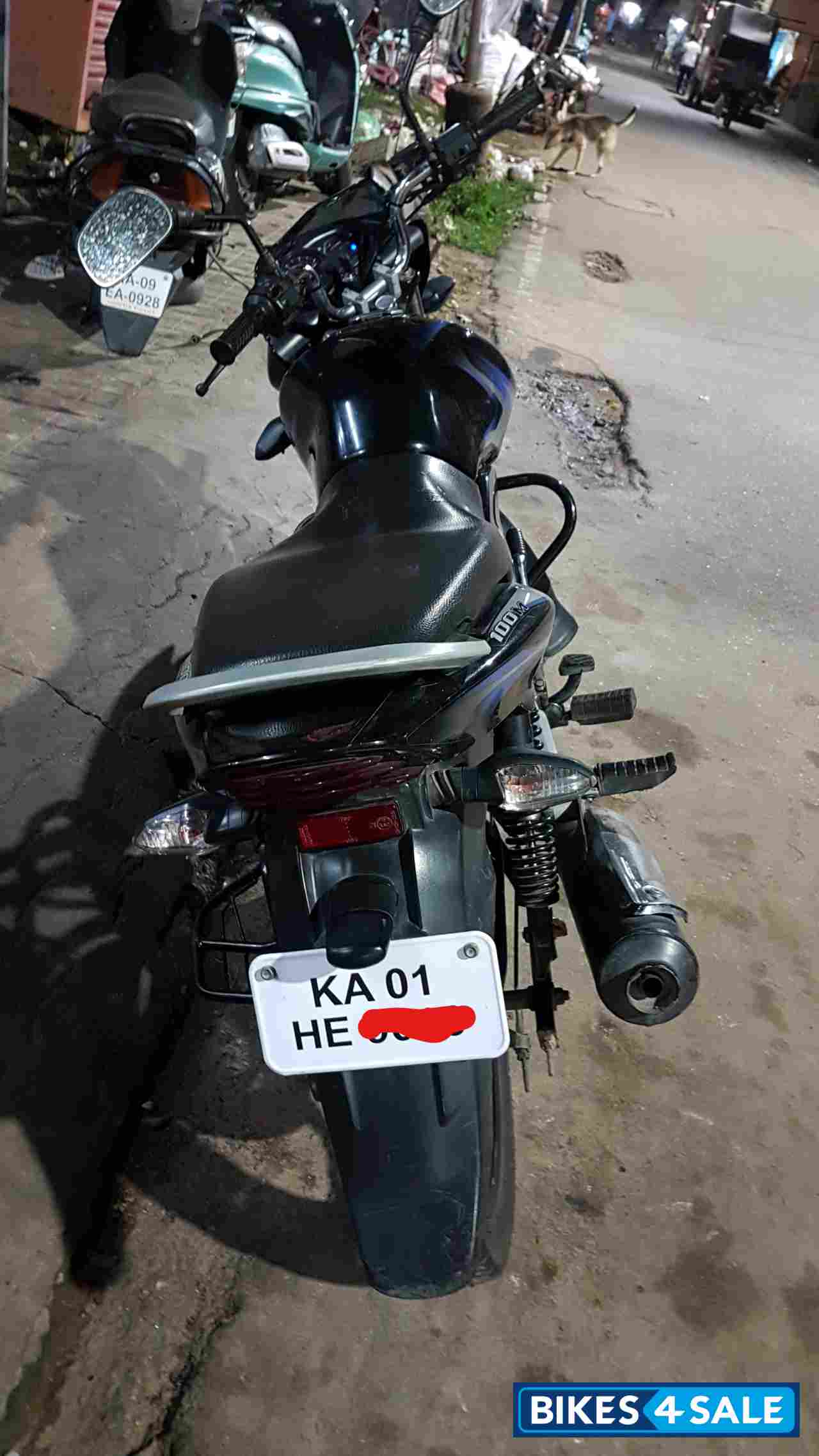 Black & Blue Bajaj Discover 100M