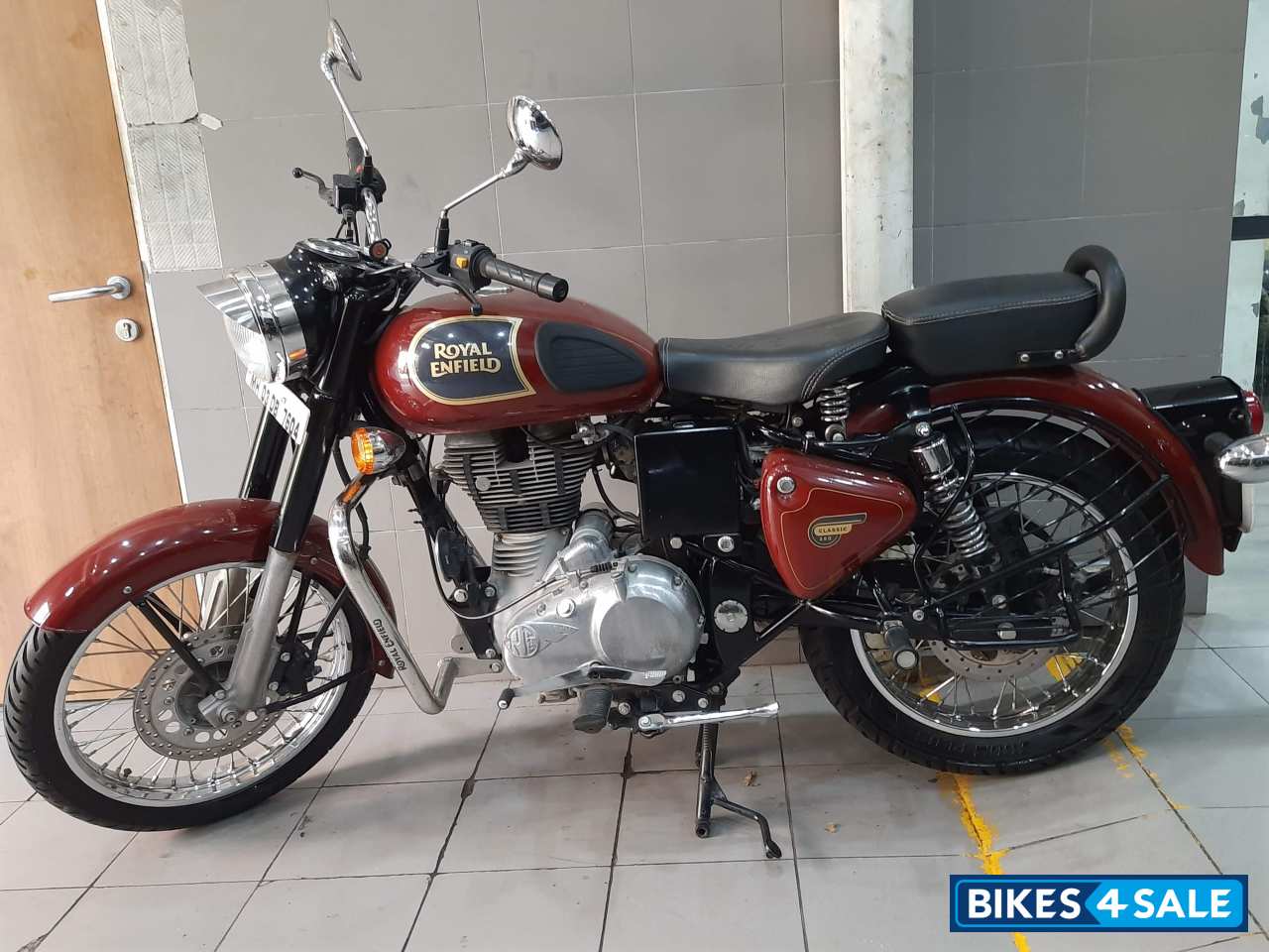 royal enfield classic 350 bs vi efi spoke wheels with abs
