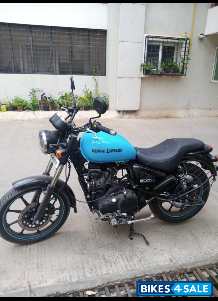 Drifter Blue Royal Enfield Thunderbird X 500