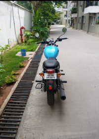 Drifter Blue Royal Enfield Thunderbird X 500