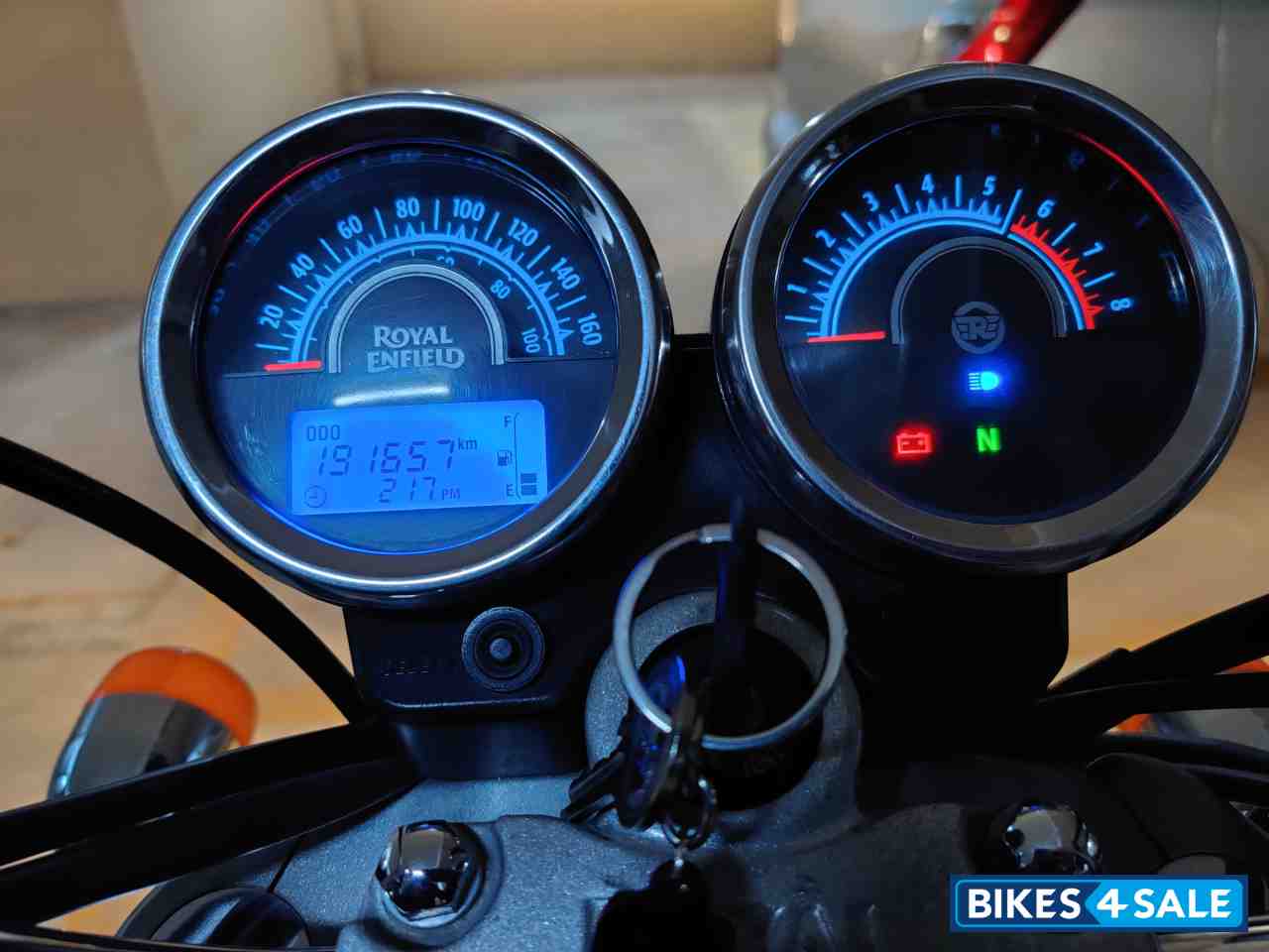 Marine Blue Royal Enfield Thunderbird 350 Marine Blue Royal Enfield Thunderbird 350