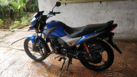 Blue Honda CB Shine SP