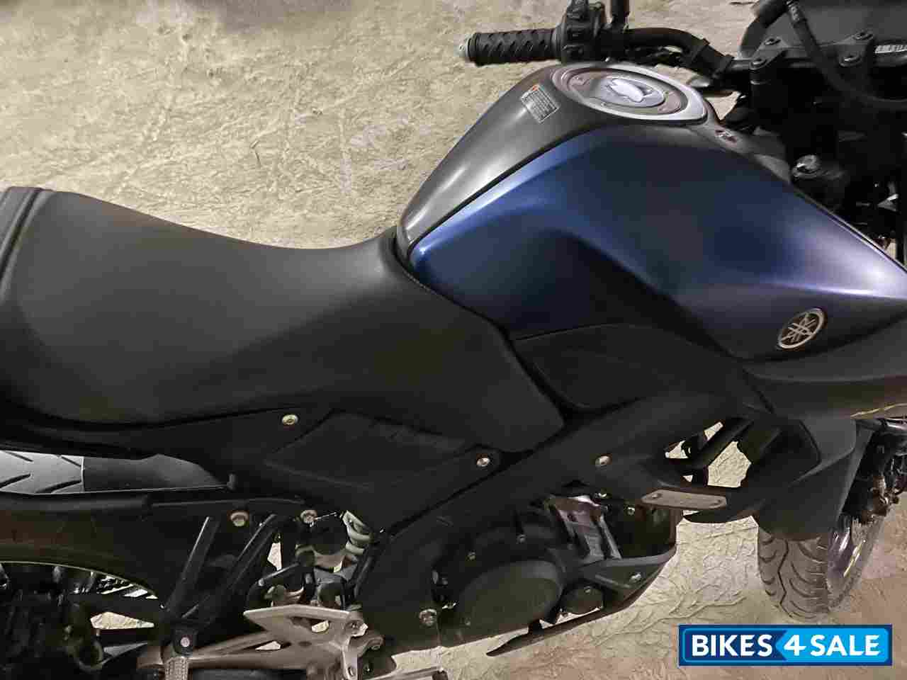 Blue Yamaha MT-15