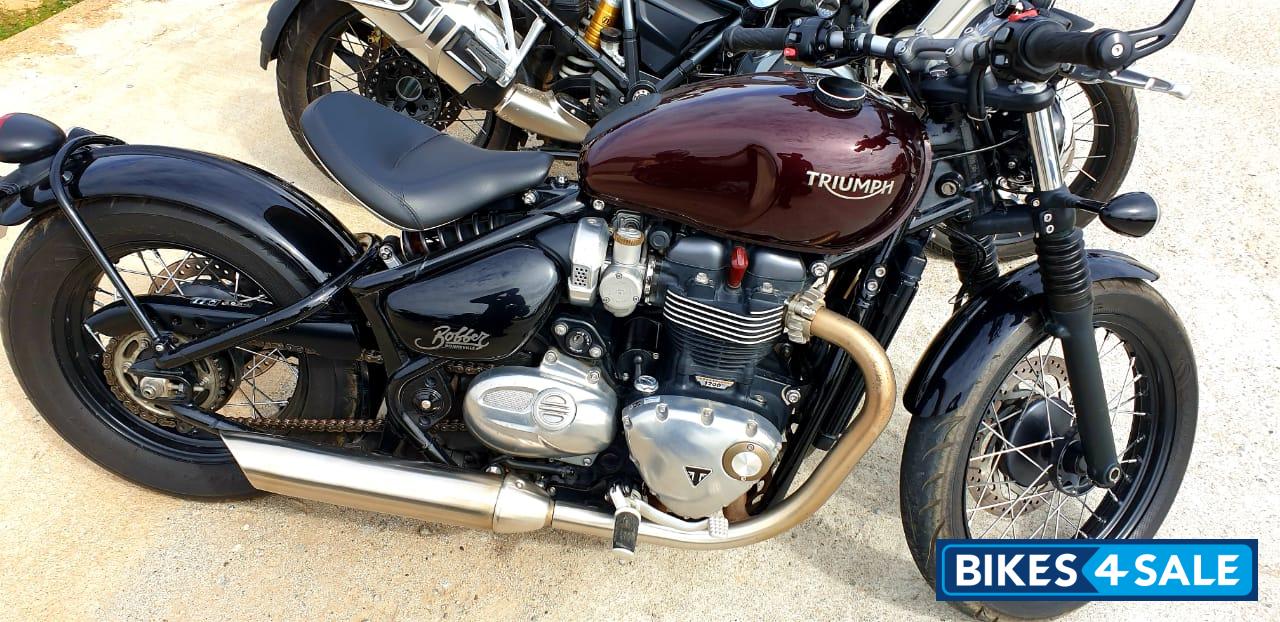 Used 2017 model Triumph Bonneville Bobber for sale in Bangalore. ID