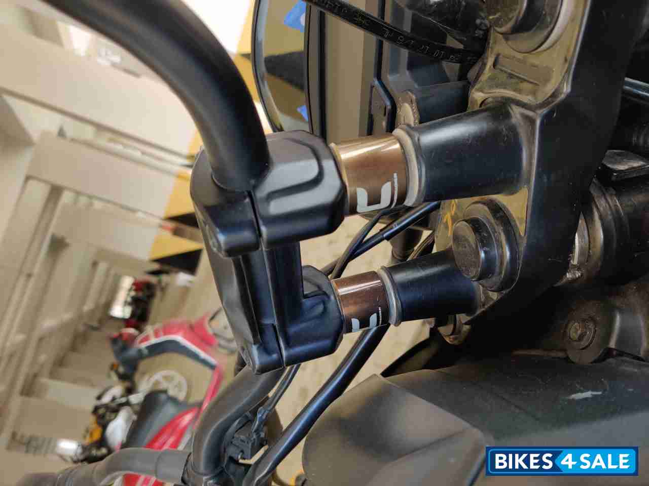 Rock Matt Black Bajaj Dominar 400 ABS BS6