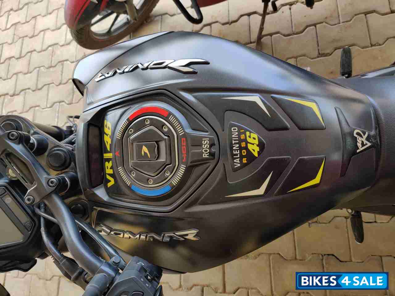 Rock Matt Black Bajaj Dominar 400 ABS BS6