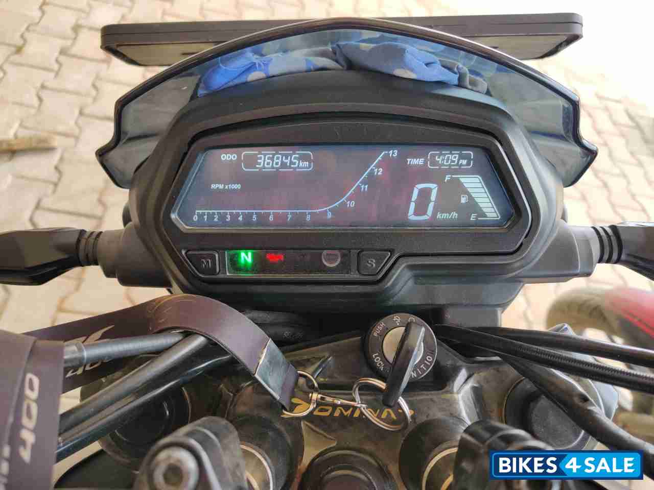 Rock Matt Black Bajaj Dominar 400 ABS BS6