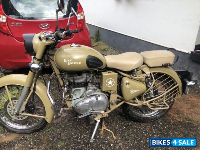 Light Green Royal Enfield Classic Desert Storm