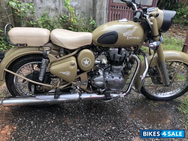 Light Green Royal Enfield Classic Desert Storm