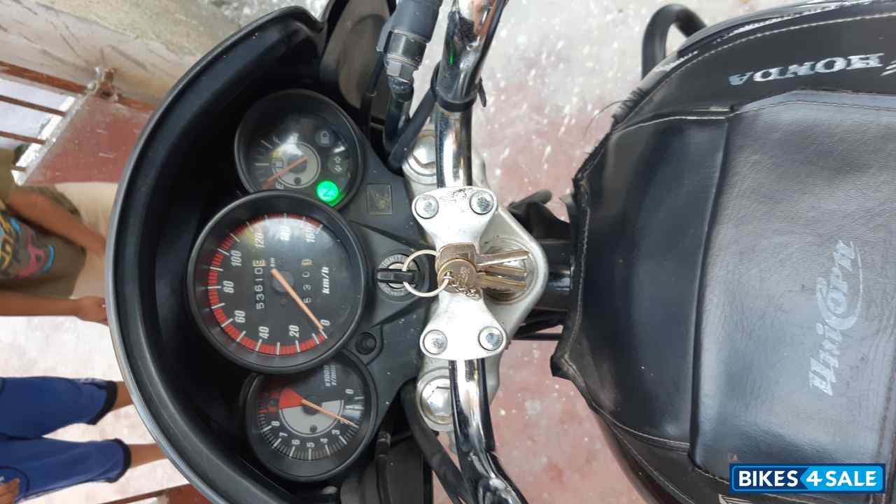 Black Honda CB Unicorn