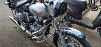 Silver Royal Enfield Bullet Electra