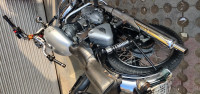 Silver Royal Enfield Bullet Electra
