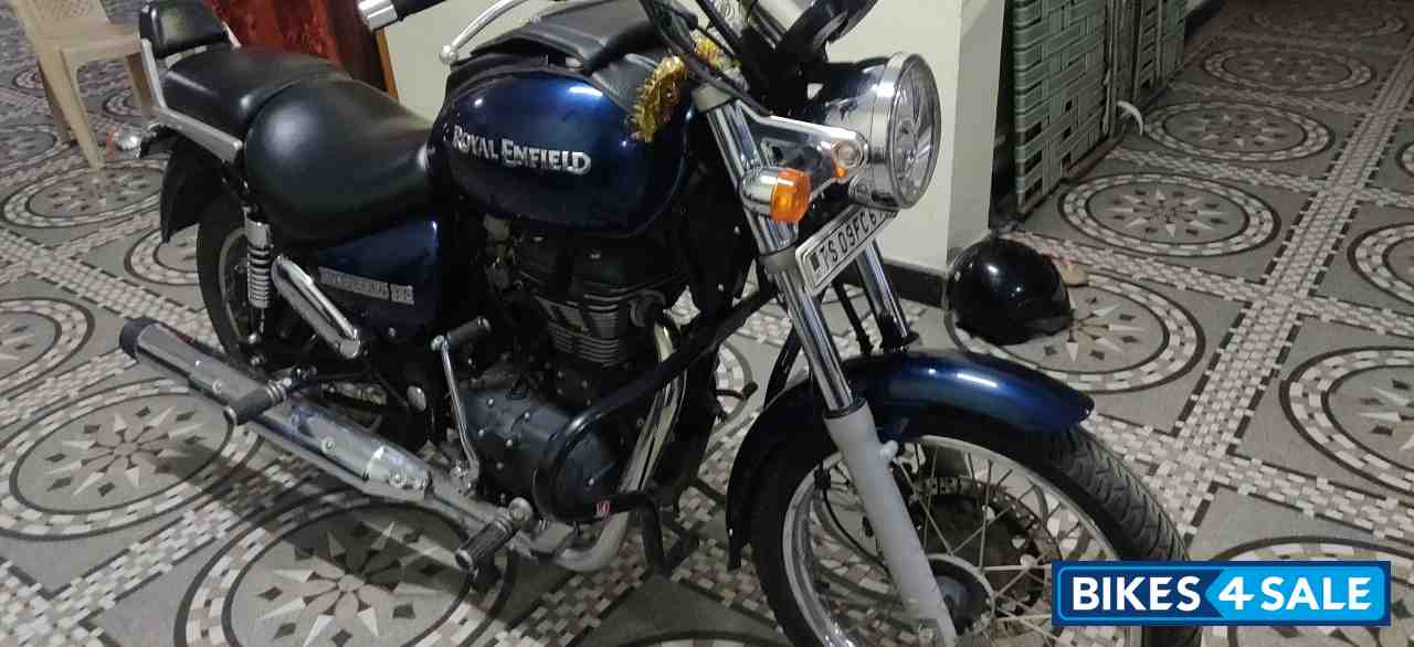 Marine Blue Royal Enfield Thunderbird 350