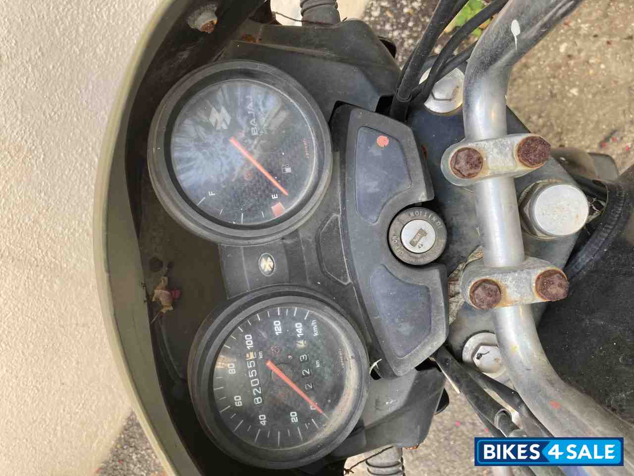 Black & Blue Bajaj Discover 110